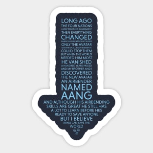 Avatar Monolauge Sticker